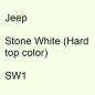 Preview: Jeep, Stone White (Hard top color), SW1.